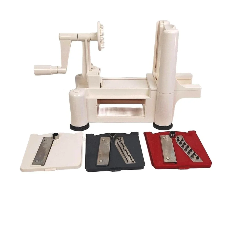 Deluxe Spiral Cutter 5‎ Piece Set Veggie Pasta, Stir Fry Juliennes Prep Solution